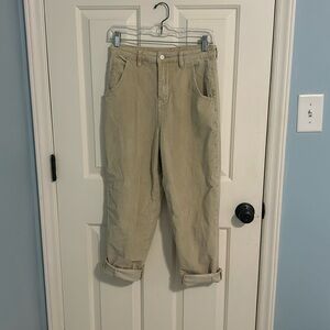 Corduroy tan pants